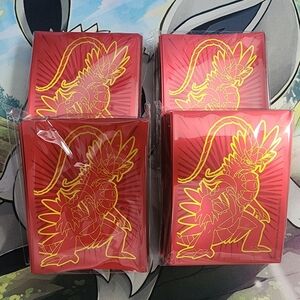 Pokemon Card Sleeves 4 Packs